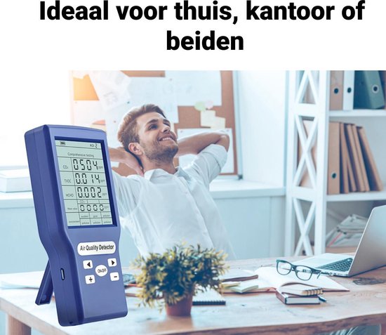 Uniqly Co2 Meter - Formaldehyde - Lucht Kwaliteit