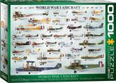 Eurographics puzzel World War I Aircraft - 1000 stukjes