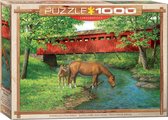 Eurographics puzzel Sweet Water Bridge - Persis Clayton Weirs - 1000 stukjes