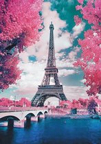Eagle® Diamond Painting Volwassenen - Eiffeltoren in Parijs - 50x40cm - Vierkante Steentjes