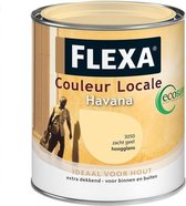 Flexa Couleur Locale Hoogglans Watergedragen Havana 0,75 L 3550 Midden Geel
