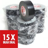MagTape Original gaffa tape 50mm x 50m zwart   -  15 rollen