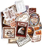 Stickers | Set van 24 Laptop Stickers | Vintage Deco | Knutselen