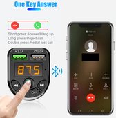 Bluetooth FM Transmitter - Auto Lader - Adapter - Carkit - Handsfree - MP3 - USB - SD Kaart - Snel Lader - Bluetooth Audio Receiver