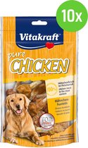 Vitakraft CHICKEN halter kippenvlees - hondensnack - 80 gram - 10 verpakkingen