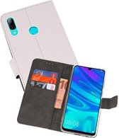Booktype Telefoonhoesjes - Bookcase Hoesje - Wallet Case -  Geschikt voor Huawei P Smart 2019 - Wit