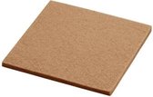 Daff - Onderzetter - Vierkant - 10x10 cm - Toffee bruin