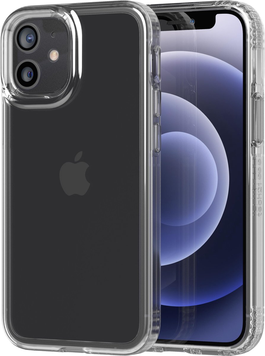 Tech21 Evo Clear hoesje geschikt voor iPhone 12 mini - Transparant