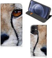 Hoesje Geschikt voor iPhone 12 Mini Bookcase Cheetah