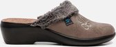 Fly Flot Pantoffels taupe - Maat 39