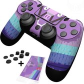 PS4 Thumb Grip set met PS4 Skin Pinata als Sinterklaas Cadeau| Roze Paars | Playstation 4 |Controller Caps | Joystick dopjes  - Holy grips