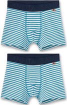 Sanetta Boxershort Aqua Stripe 2-pack