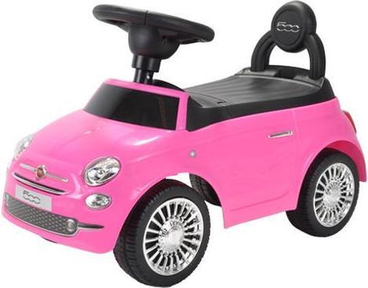 Loopauto Fiat 500 Roze