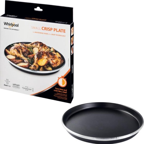 Crisp plaat crispplaat 25 x 2.5 cm voor oven magnetron met crisp functie |  bol.com