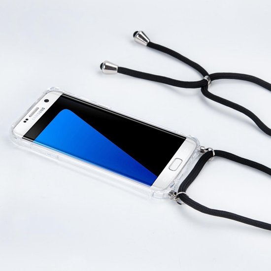 de sneeuw Onhandig kapperszaak Fonu Siliconen Anti-Shock Backcase hoesje met koord Samsung S7 Edge |  bol.com