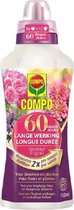 COMPO Vloeibare Meststof 60 Dagen Lange Werking - voor bloemen en planten - voor een prachtige, langdurige bloei - fles 750 ml