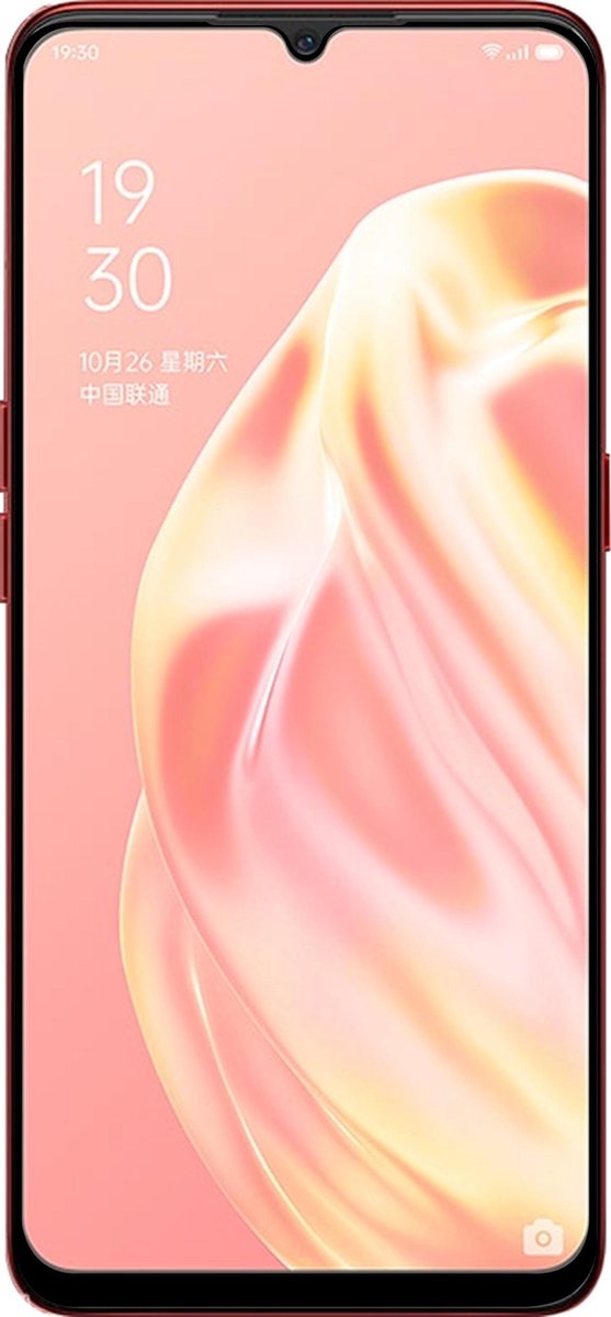 Azuri Tempered Glass flat RINOX ARMOR - zwart frame - Oppo A91