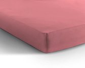 Comfortabele Jersey Eenpersoons Hoeslaken Roze | 80/90/100x200 | Zacht En Dichtgebreid | Rondom Elastiek