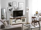 Beliani MEDAN - TV-meubel - donkere houtkleur - MDF