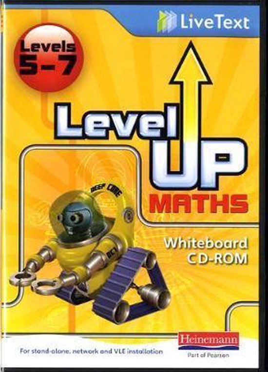 Level Up Maths LiveText Whiteboard CDROM (Level 57) 9780435537470