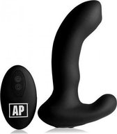 P-Massage Prostaat Vibrator Met Roterende Kraal - Alpha-Pro - Zwart - Vibrator Anaal