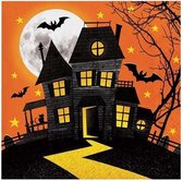 Witbaard Servetten Haunted Hill 33 Cm Papier Oranje 16 Stuks