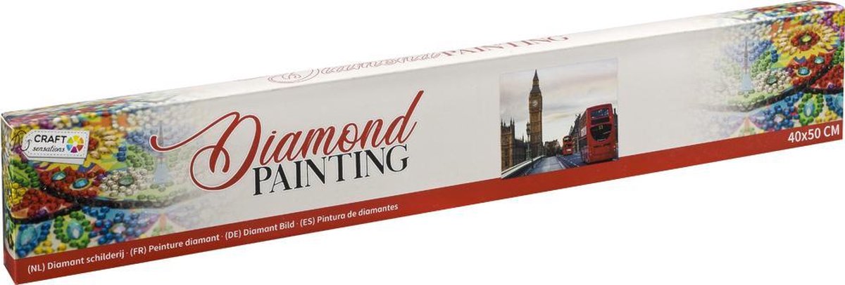 Diamond painting | London city | Afmeting: 40 x 50 CM | Inclusief diamond painting pen | diamond painting volwassenen