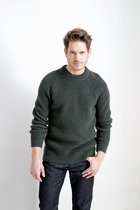 Loop.a life Duurzame Trui Easy Going Men Sweater Heren - Donkergroen - Maat M