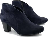 Gabor 36.580.36 dames enkellaars - blauw - EXTRA BREED - maat 38.5