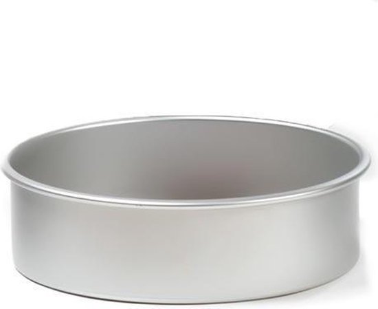 Ronde aluminium bakvorm hoog, 10cm Ø - Decora | bol.com