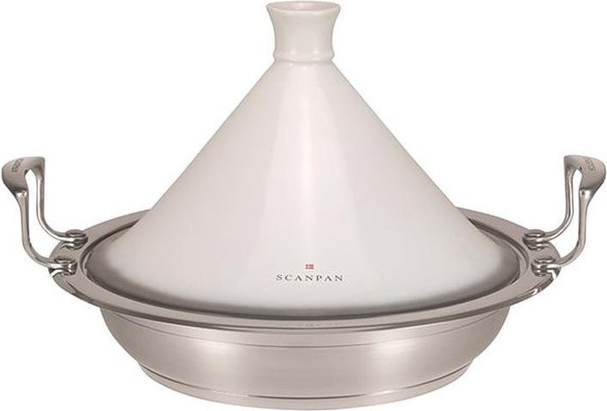 Scanpan Tajine Ø 28 cm geschikt voor inductie wit