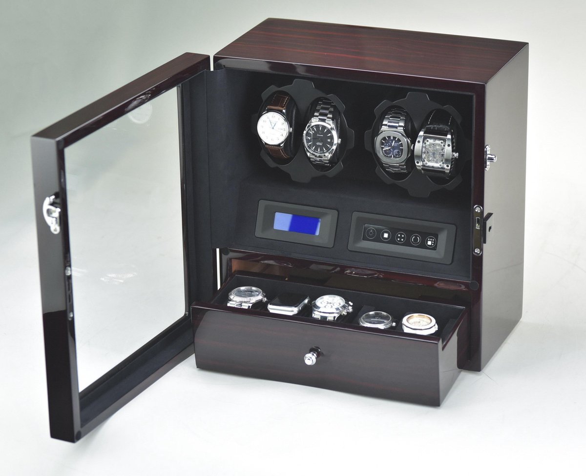 Roogs Watchwinder voor 4 automatische uurwerken +5