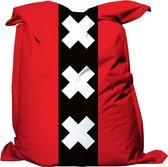 Zitzak - Beanbag - Amsterdam - 100x140cm - Buitenkussen XXL