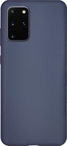 BMAX Siliconen hard case hoesje geschikt voor Samsung Galaxy S20 Plus / Hard Cover / Beschermhoesje / Telefoonhoesje / Hard case / Telefoonbescherming - Donkerblauw