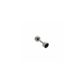 Helix piercing rond chirurgisch staal zwart zilverkleurig 4mm 1.2mm 6mm