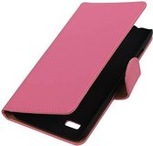 Wicked Narwal | bookstyle / book case/ wallet case Hoes voor Huawei Huawei Ascend Y560 / Y5 Roze