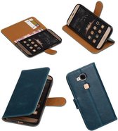 Wicked Narwal | Premium PU Leder bookstyle / book case/ wallet case voor Huawei G8 Blauw