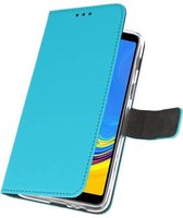 Wicked Narwal | Wallet Cases Hoesje voor Samsung Galaxy A7 (2018) Blauw