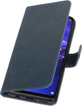 Wicked Narwal | Premium bookstyle / book case/ wallet case voor Huawei Mate 20 Lite Blauw