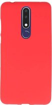 Wicked Narwal | Color TPU Hoesje voor Nokia 3.1 Plus Rood