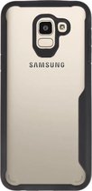 Wicked Narwal | Focus Transparant Hard Cases voor Samsung Samsung Galaxy J6 Zwart
