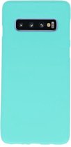 Wicked Narwal | Color TPU Hoesje voor Samsung Samsung Galaxy S10 Turquoise