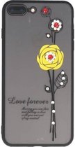 Wicked Narwal | Love Forever Hoesjes voor iPhone 7/8 / 8 Plus Geel