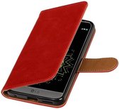 Wicked Narwal | Premium TPU PU Leder bookstyle / book case/ wallet case voor LG G6 Rood