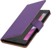 Wicked Narwal | bookstyle / book case/ wallet case Hoes voor sony Xperia X Performance Paars