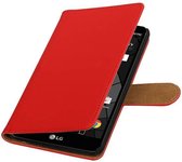Wicked Narwal | bookstyle / book case/ wallet case Hoes voor LG Stylus 2 Plus K530 Rood