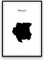 Poster: Suriname - A4 formaat