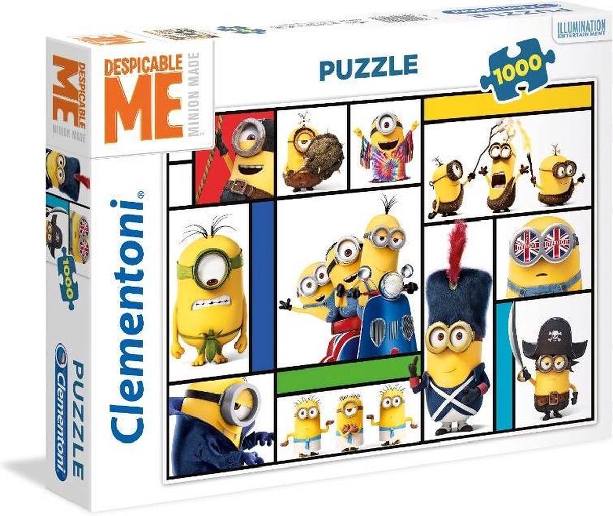 Clementoni Puzzle Minions - 1000 pièces | bol.com