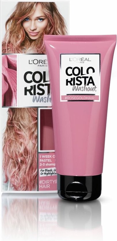 L'Oréal Paris Colorista Washout Haarverf - Dirty Pink - 1 tot 2 Weken  Kleuring | bol.com