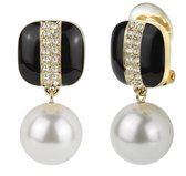 Traveller Oorclips - Parels - Kristallen - Goudkleurig - 114223